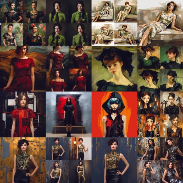 AI Collage Nr02 by Adele Frank.