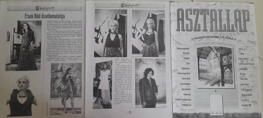 Frank Adél Média megjelenés Asztallap